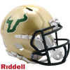 South Florida Bulls Helmet Riddell Replica Mini Speed Style Gold - Riddell