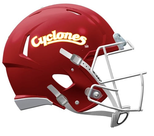Iowa State Cyclones Helmet Riddell Replica Mini Speed Style Red - Riddell