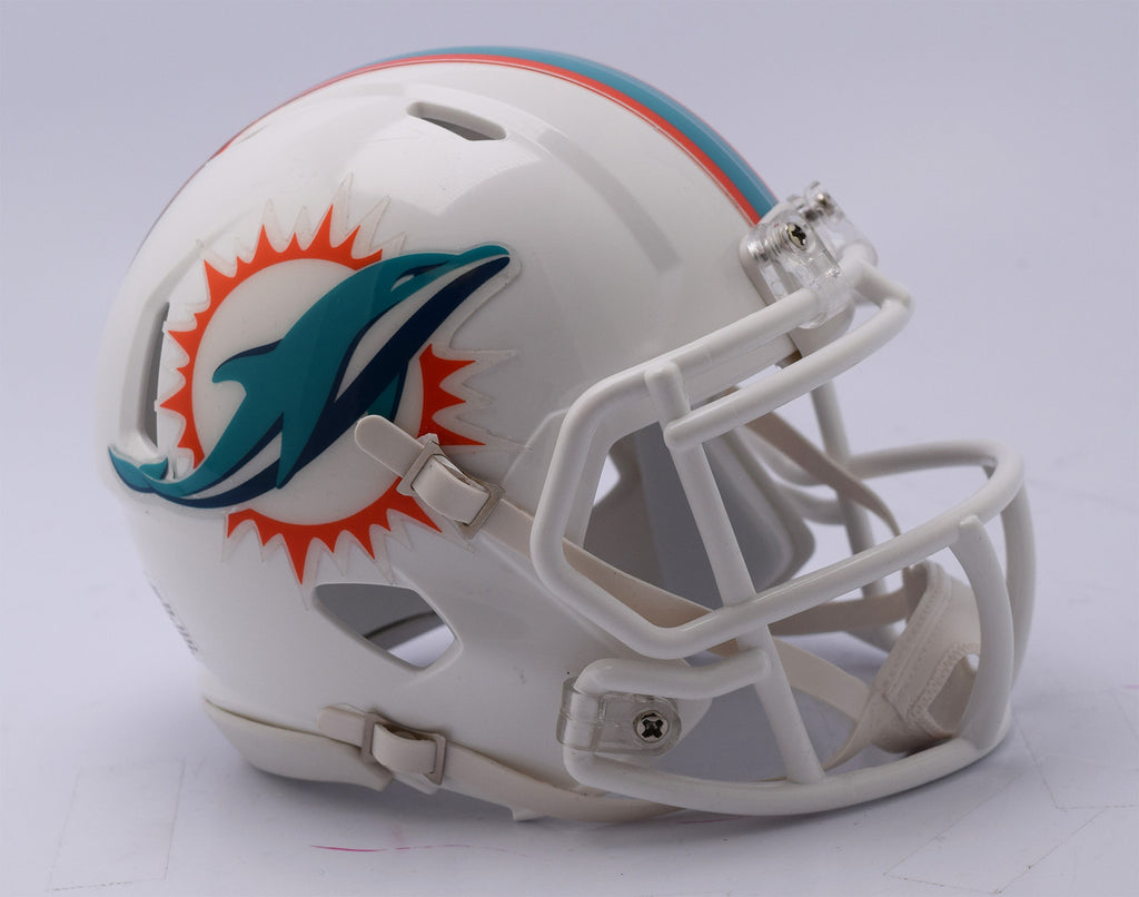 Miami Dolphins Helmet Riddell Replica Mini Speed Style 2018 - Riddell