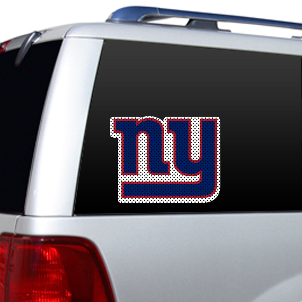 New York Giants Window Film 12 Inch Die Cut -
