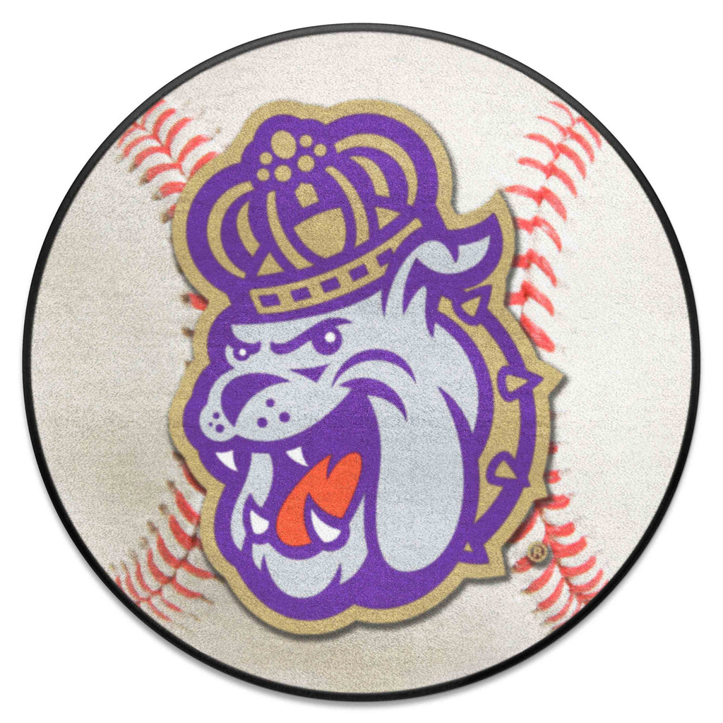 Fanmats - James Madison University Baseball Mat 27'' diameter