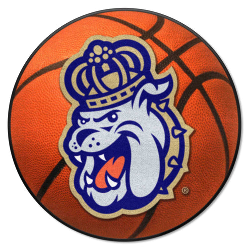 Fanmats - James Madison University Basketball Mat 27'' diameter