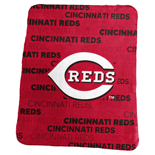 Cincinnati Reds Blanket 50x60 Fleece Classic - Logo Brands