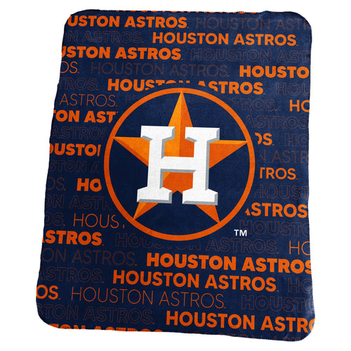 Houston Astros Blanket 50x60 Fleece Classic - Logo Brands