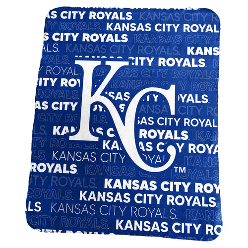 Kansas City Royals Blanket 50x60 Fleece Classic - Logo Brands