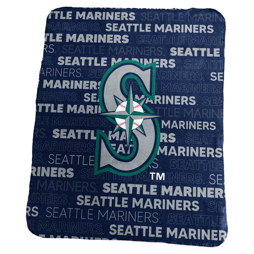 Seattle Mariners Blanket 50x60 Fleece Classic - Logo Brands