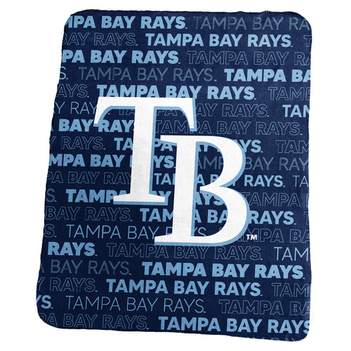 Tampa Bay Rays Blanket 50x60 Fleece Classic - Logo Brands