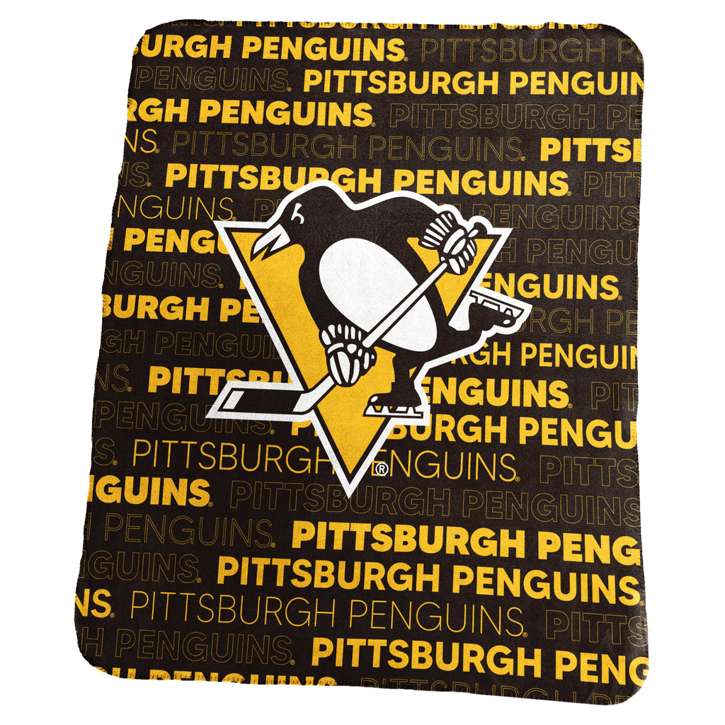 Pittsburgh Penguins Blanket 50x60 Fleece Classic - Logo Brands