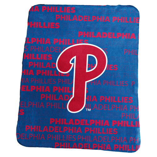 Philadelphia Phillies Blanket 50x60 Fleece Classic - Logo Brands