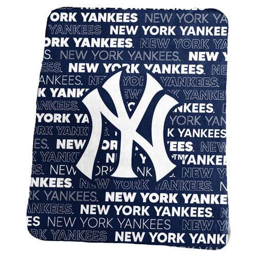 New York Yankees Blanket 50x60 Fleece Classic - Logo Brands