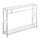 Omega Chrome Console Table - Convience Concept, Inc.