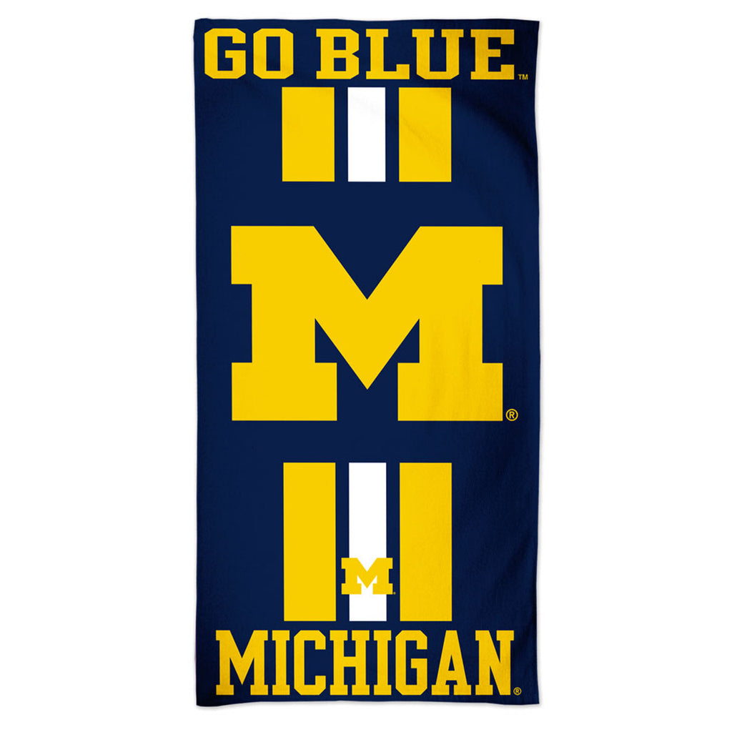 Michigan Wolverines Towel 30x60 Beach Style - WinCraft