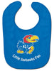 Kansas Jayhawks Baby Bib - All Pro Little Fan - Wincraft