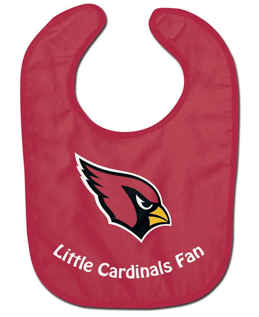Arizona Cardinals All Pro Little Fan Baby Bib - 0.25