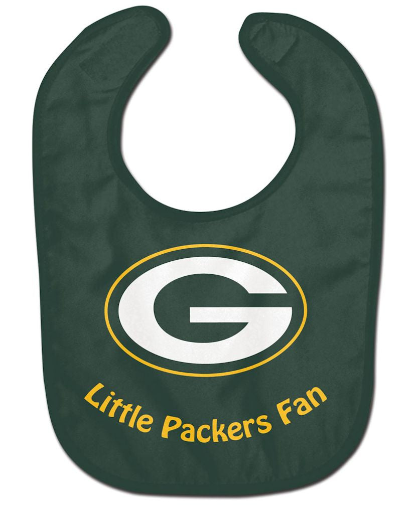Green Bay Packers All Pro Little Fan Baby Bib - WinCraft