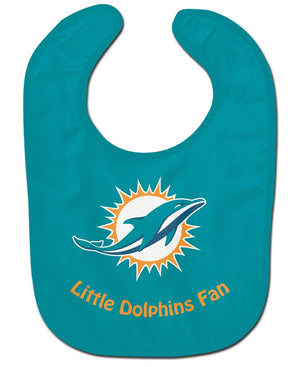 Miami Dolphins All Pro Little Fan Baby Bib - WinCraft