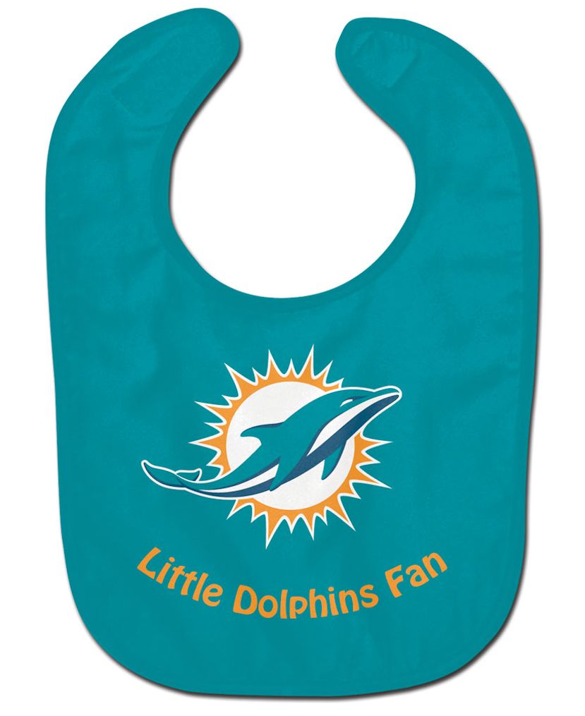 Miami Dolphins All Pro Little Fan Baby Bib - WinCraft
