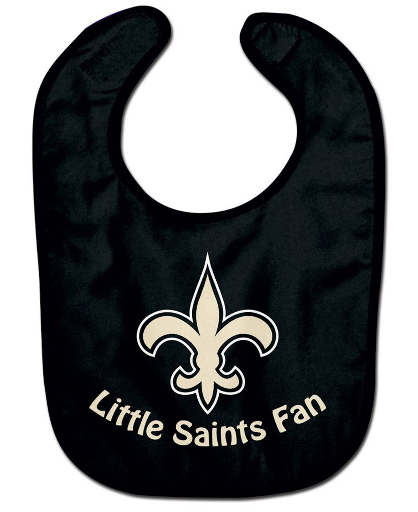 New Orleans Saints All Pro Little Fan Baby Bib - Wincraft