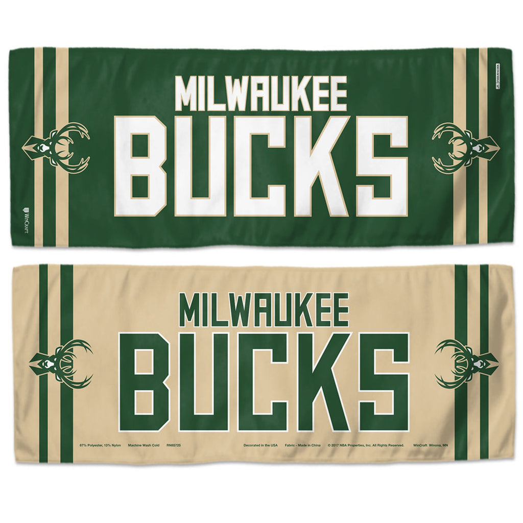 Milwaukee Bucks Cooling Towel 12x30 - Special Order - Wincraft