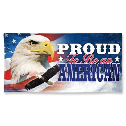 America Towel 30x60 Beach Style Proud To Be an American Design - Special Order - WinCraft