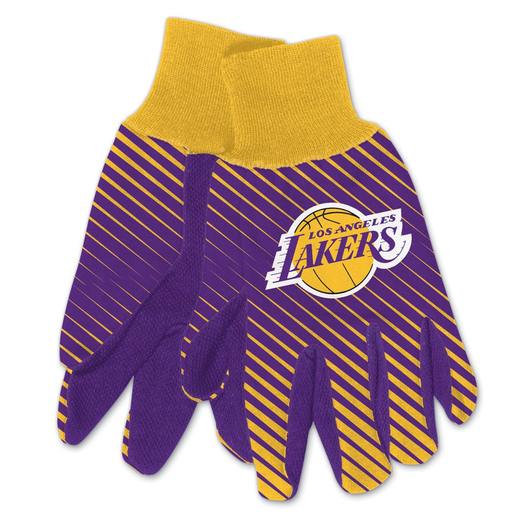 Los Angeles Lakers Two Tone Gloves - Adult - Wincraft