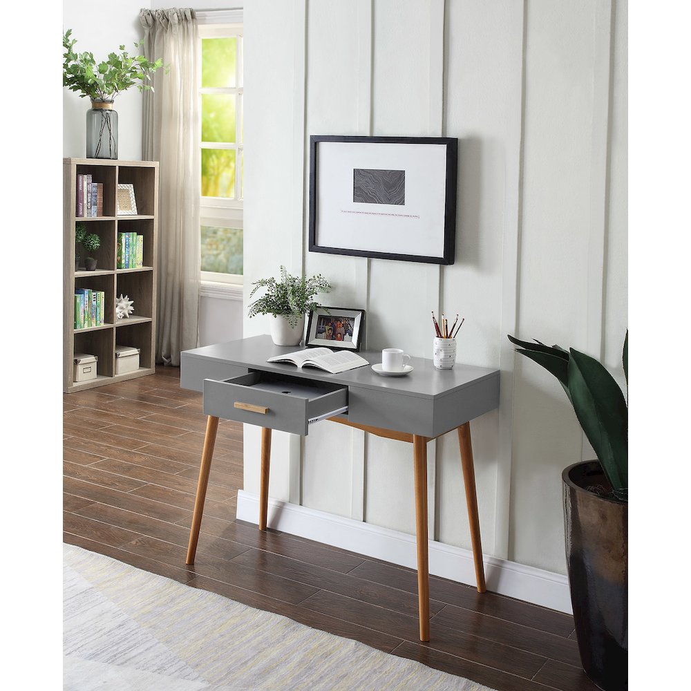 Oslo 1 Drawer Desk - Convience Concept, Inc.