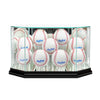 Octagon 9 Baseball Display Case with Black Moulding