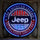 Jeep Round Neon Sign In 36'' Steel Can