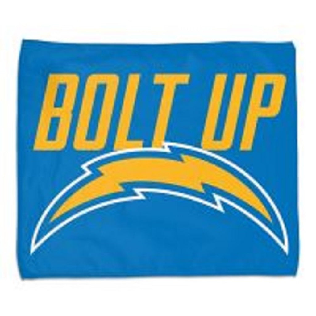 Los Angeles Chargers Towel 15x18 Rally Style Full Color - Wincraft