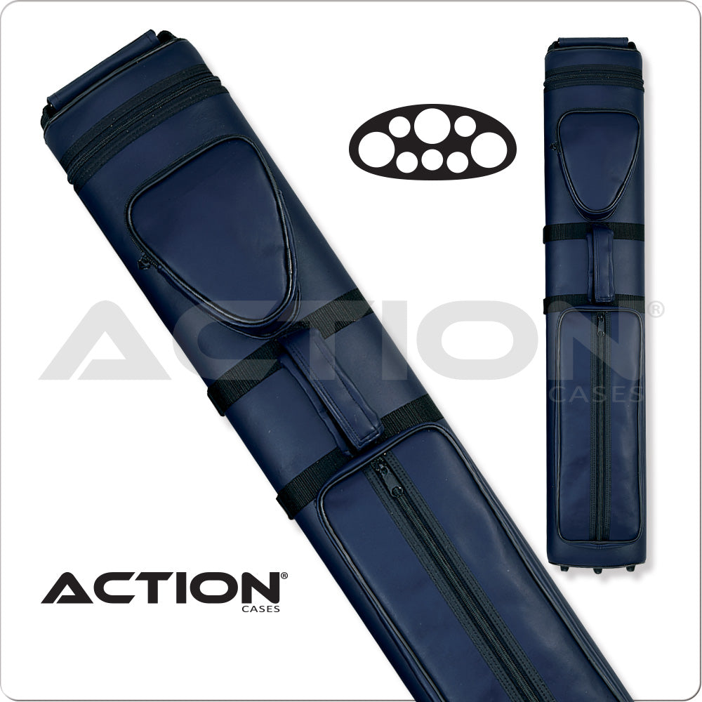 Action AC35 Pool Cue Case - Blue Pool Cue Cases