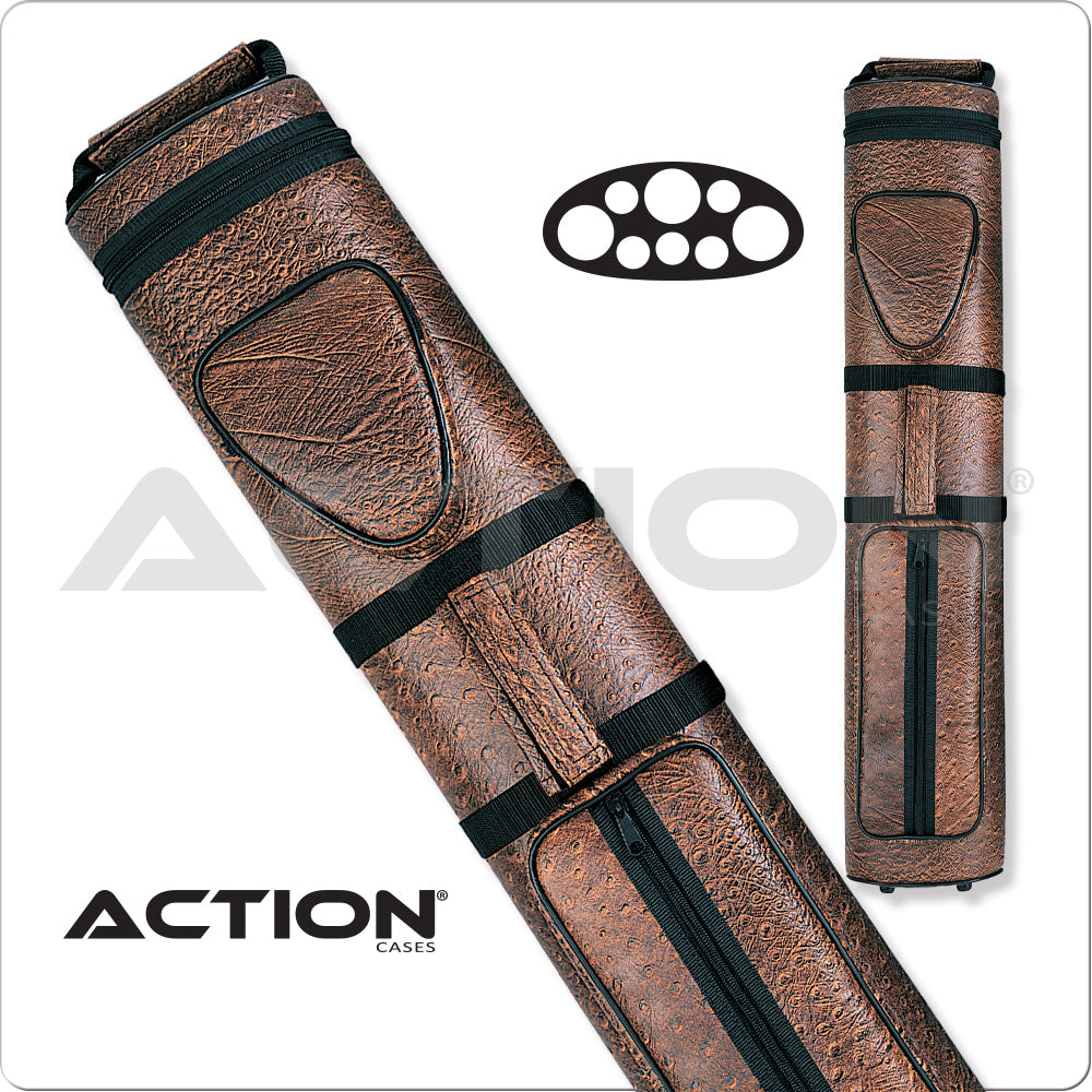 Action AC35 Pool Cue Case - Brown Pool Cue Cases