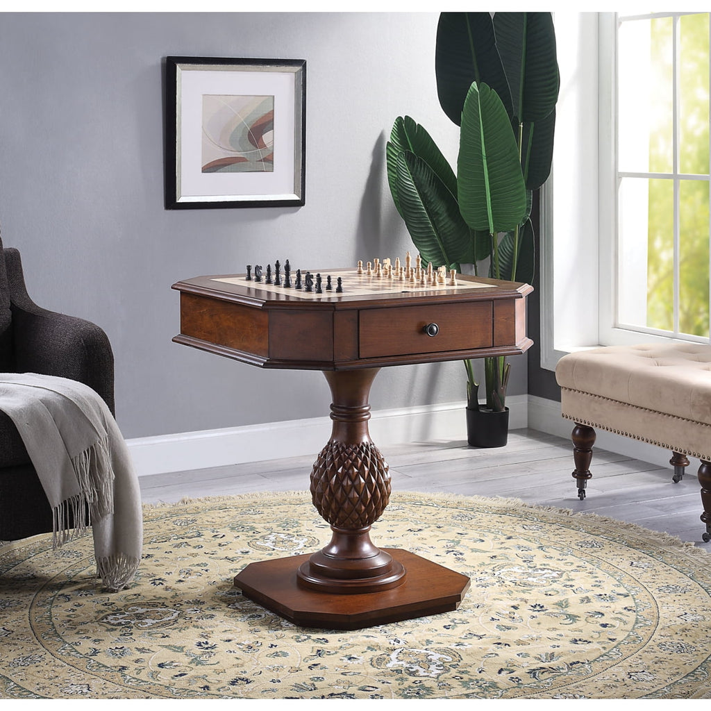 EndGame Bishop II Game Table&#44; Cherry - 30 x 28 x 28 in.