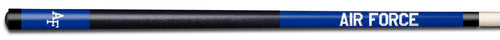 AIR FORCE COLOR ENGRAVED BILLIARD CUE WHITE / BLUE  - AFABCE931