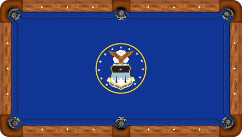 AIR FORCE BILLIARD TABLE FELT - RECREATIONAL BLUE - AFABTF301N-8R