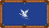 AIR FORCE BILLIARD TABLE FELT - RECREATIONAL BLUE - AFABTF401N-8R