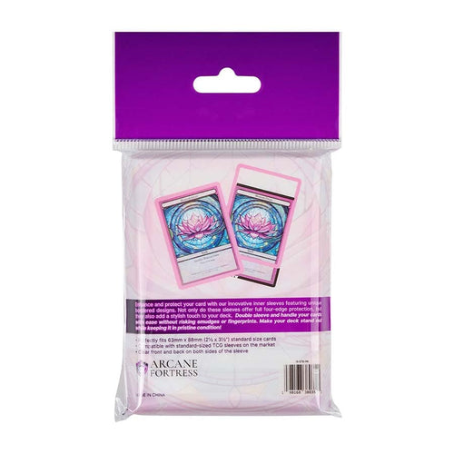 Arcane Fortress: Solid Color: Pink Blossom Synergy Inner Sleeves (Standard)