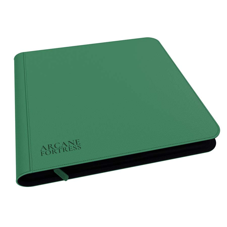 Arcane Fortress: Solid Color: Green 12-Pocket Zipper Binder Pre-Order