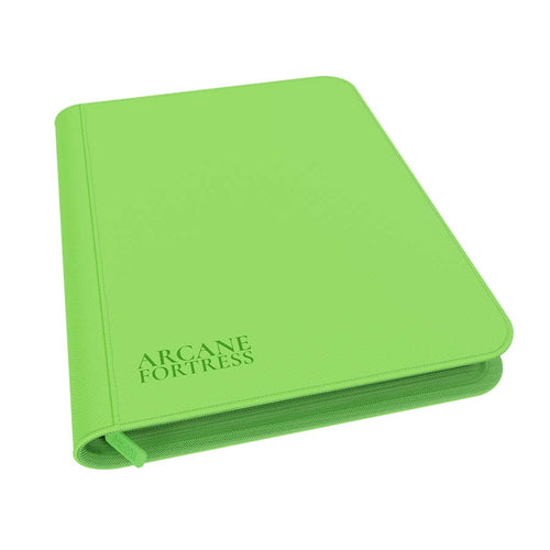 Arcane Fortress: Neon Color: Neon Green 9-Pocket Zipper Binder Pre-Order