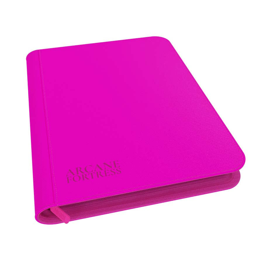 Arcane Fortress: Neon Color: Neon Pink 9-Pocket Zipper Binder Pre-Order
