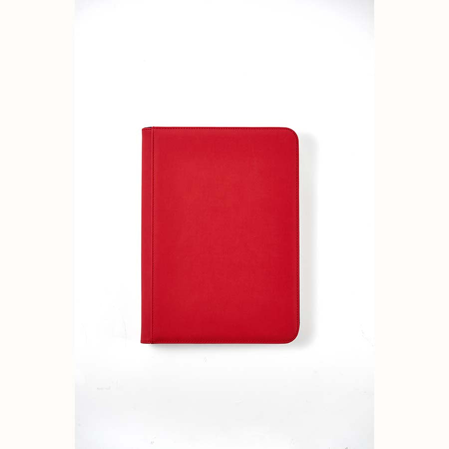Arcane Fortress: Solid Color: Red 9-Pocket Binder