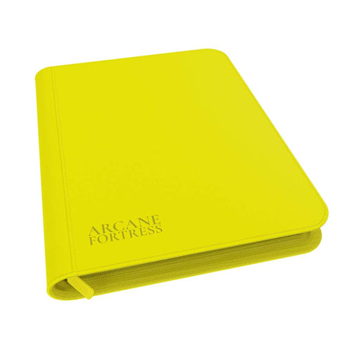 Arcane Fortress: Neon Color: Neon Yellow 9-Pocket Zipper Binder Pre-Order