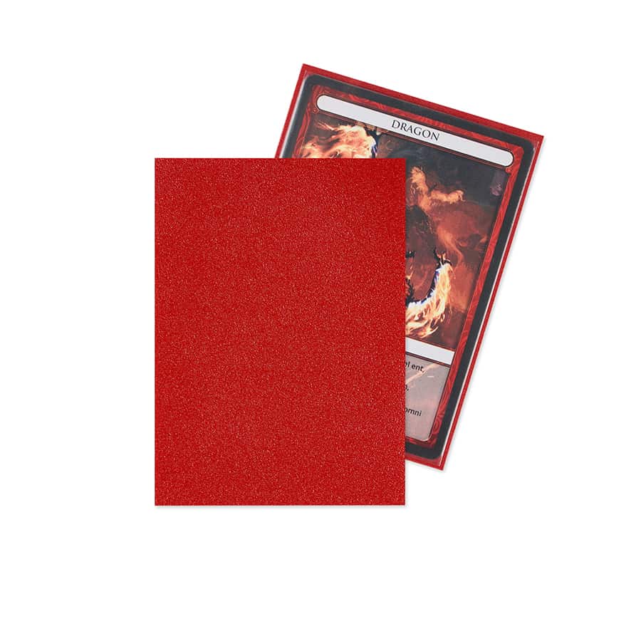 Arcane Fortress: Dynasty Collection: Crimson Red Matte Sleeves (105Ct)