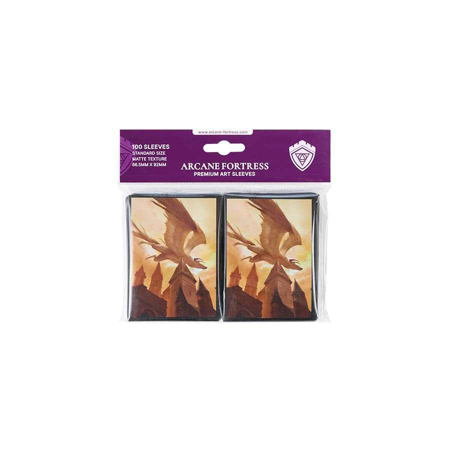 Arcane Fortress: Year Of The Dragon: Divine Protection Matte Sleeves 100Ct