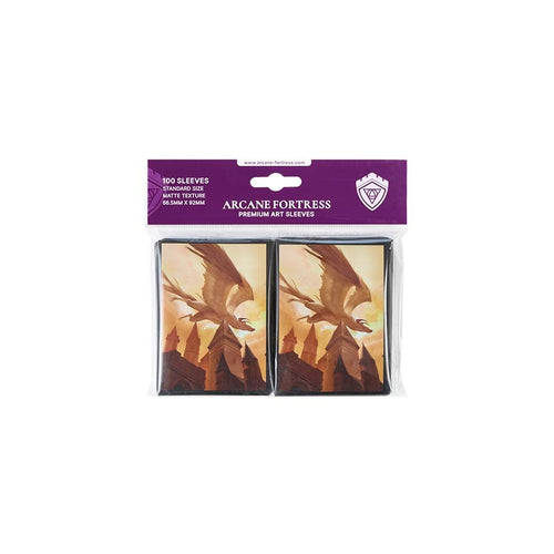 Arcane Fortress: Year Of The Dragon: Divine Protection Matte Sleeves 100Ct