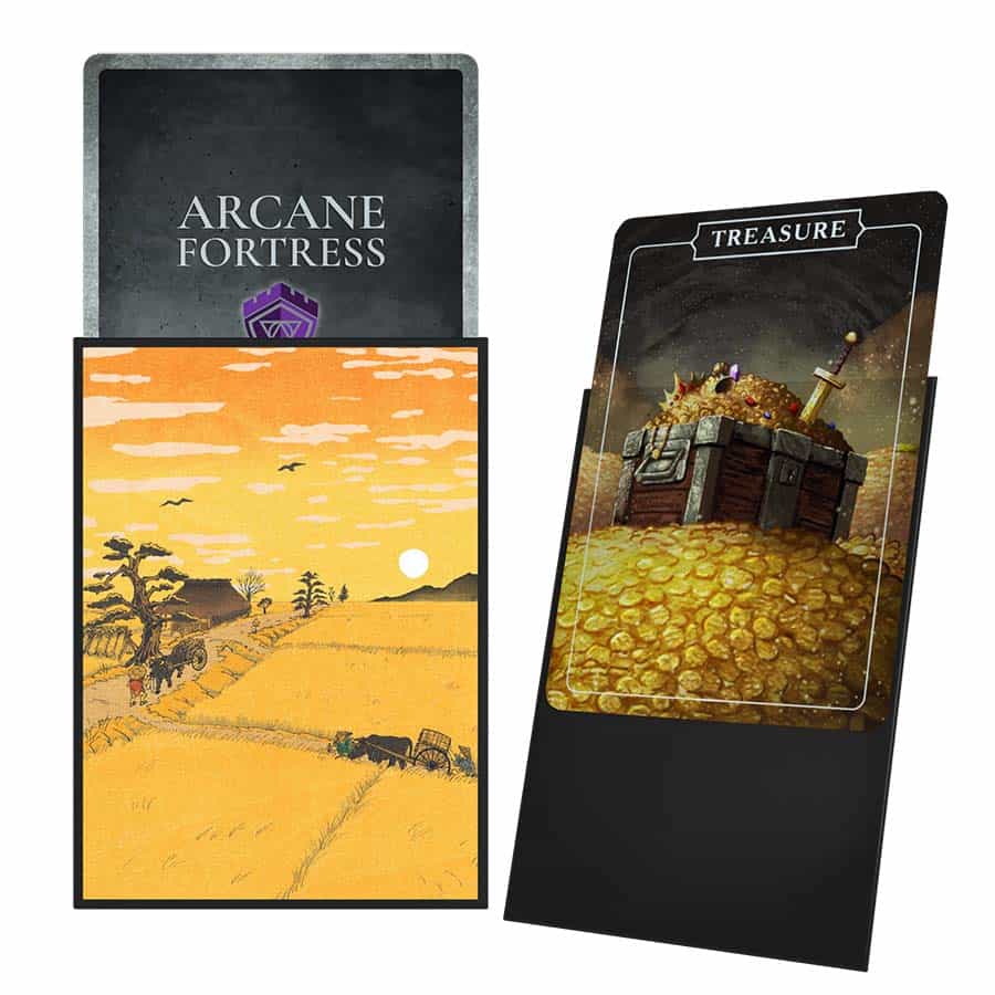Arcane Fortress: Ukiyo-E Collection: Dusk Over Edo Matte Sleeves (100Ct)