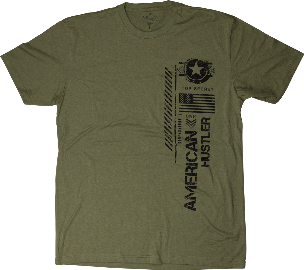 American Hustler AHS06 T-Shirt - MEDIUM Apparel