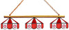 ALABAMA 3-LIGHT GAME TABLE LIGHT - ALA-380GLN