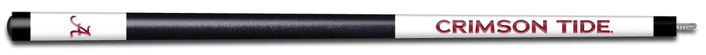 ALABAMA ENGRAVED BILLIARD CUE WHITE / CRIMSON - ALABCE101