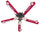 ALABAMA CEILING FAN - 52'' CRIMSON/WHITE - ALAFAN100-52