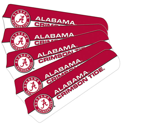 ALABAMA FAN BLADE SET CRIMSON/WHITE - ALAFBL100-52